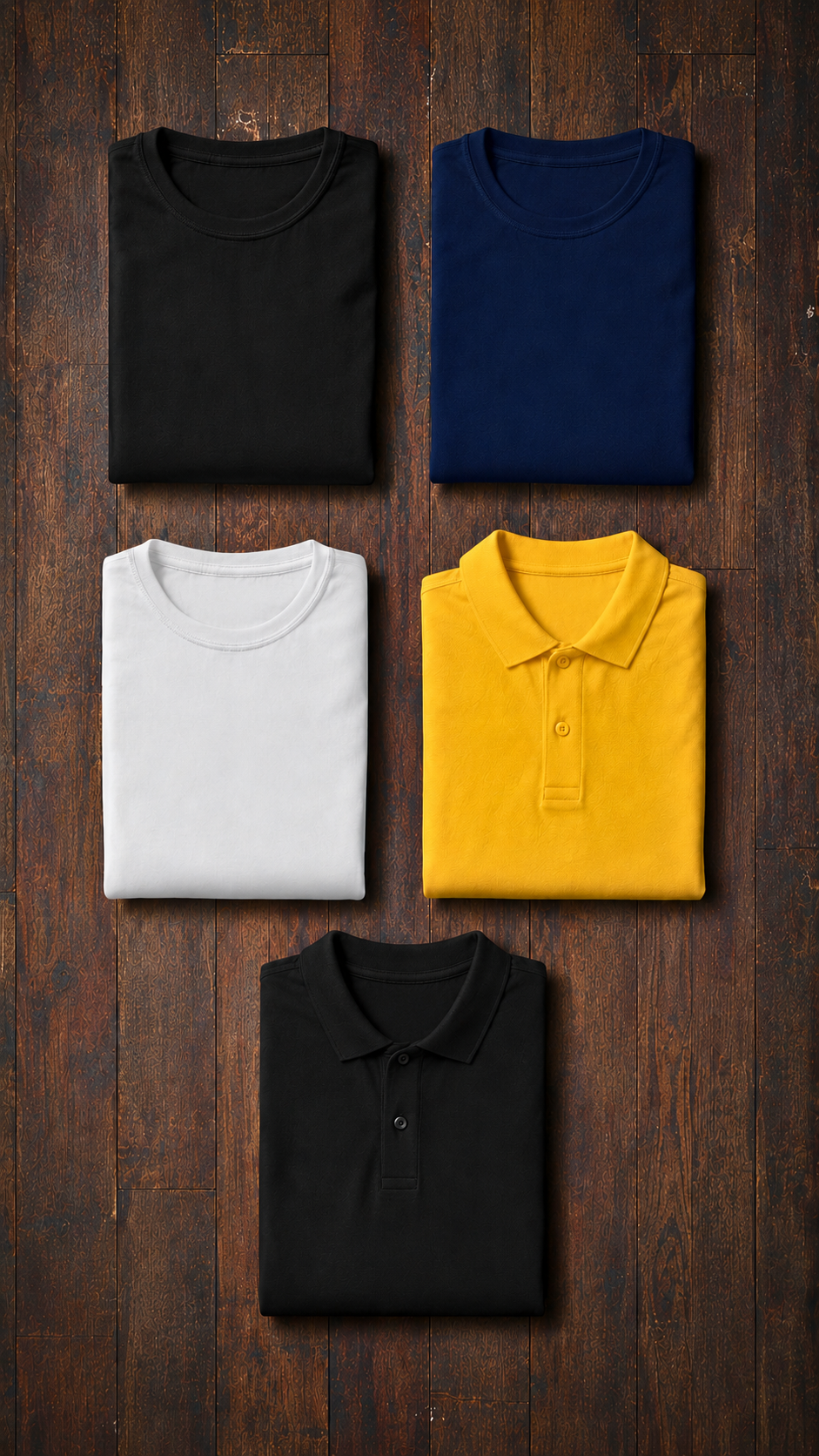 Navy T-shirt collection